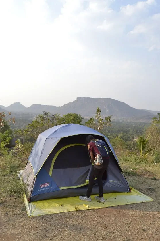 Camping at Devarayana Durga Hills