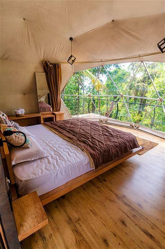Glamping in a Geodesic Dome - Birds Eye Estate, Chikmagalur