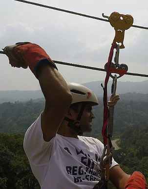 High Rope Activities in Coorg Rainforest