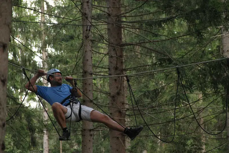 Experience Valley Crossing in Kanatal, Uttarakhand